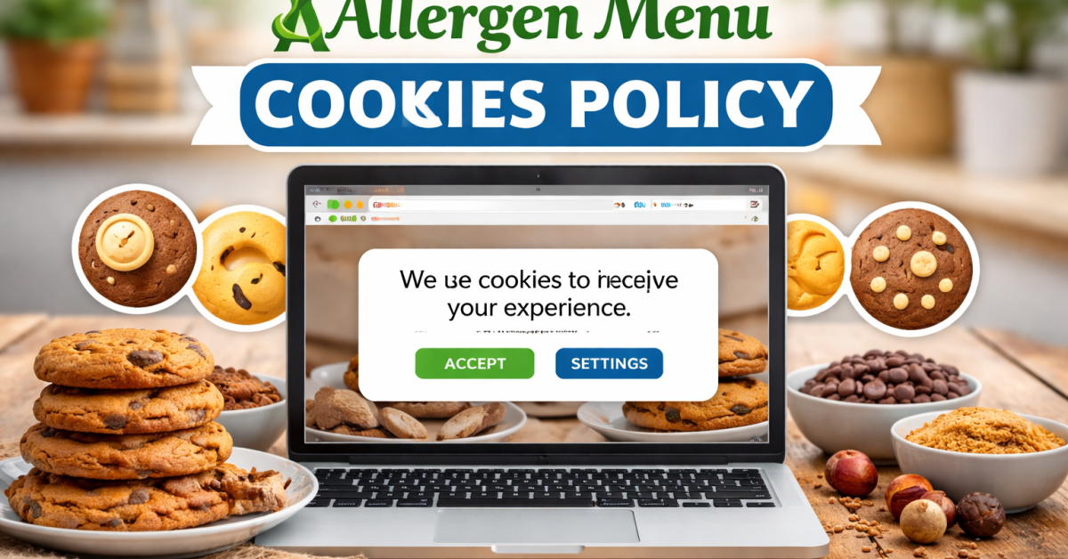 Allergen Menu Cookies Policy